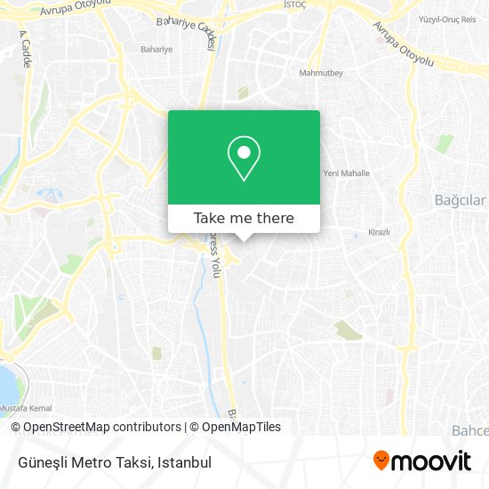 Güneşli Metro Taksi map