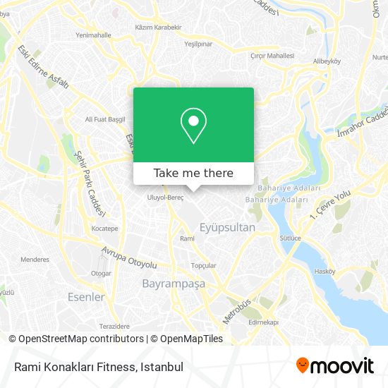 Rami Konakları Fitness map