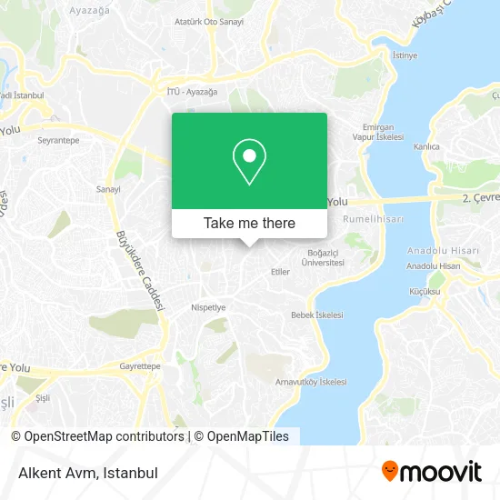 Alkent Avm map