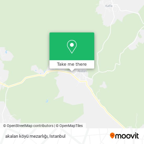 akalan köyü mezarlığı map