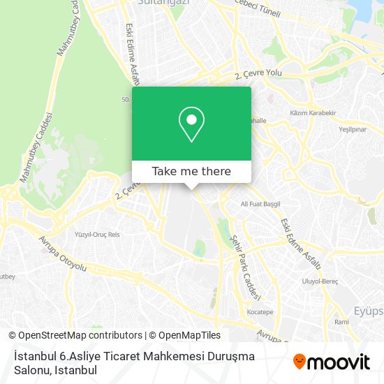 İstanbul 6.Asliye Ticaret Mahkemesi Duruşma Salonu map