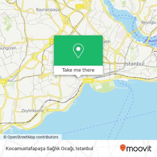 Kocamustafapaşa Sağlık Ocağı map