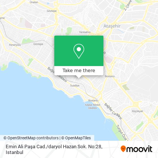 Emin Ali Paşa Cad. / daryol Hazan Sok. No:28 map
