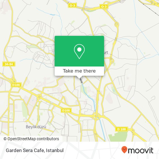 Garden Sera Cafe map