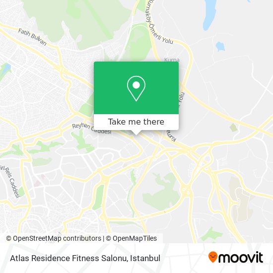 Atlas Residence Fitness Salonu map