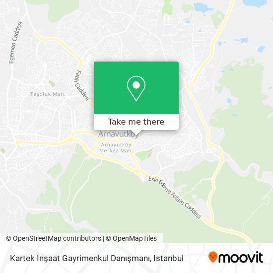 Kartek Inşaat Gayrimenkul Danışmanı map