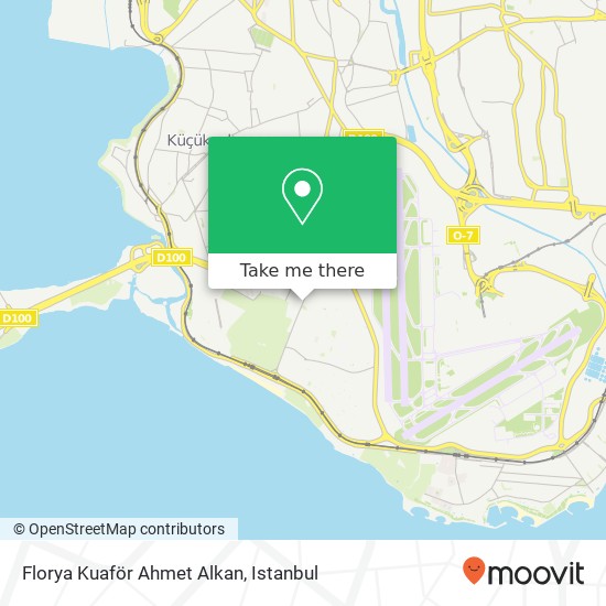 Florya Kuaför Ahmet Alkan map