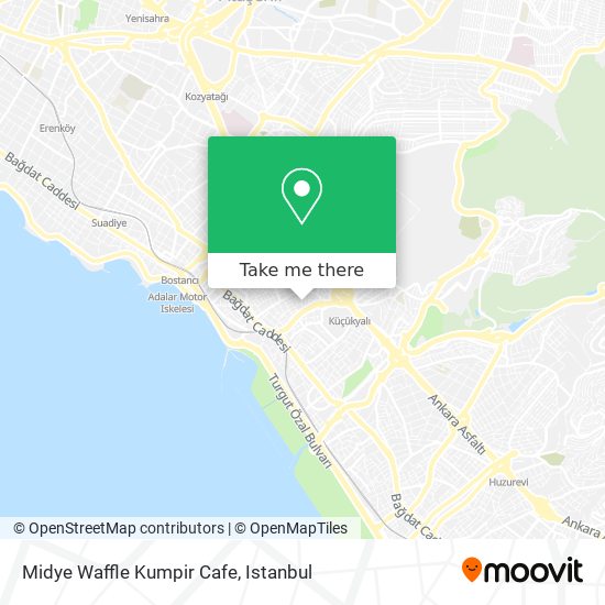 Midye Waffle Kumpir Cafe map