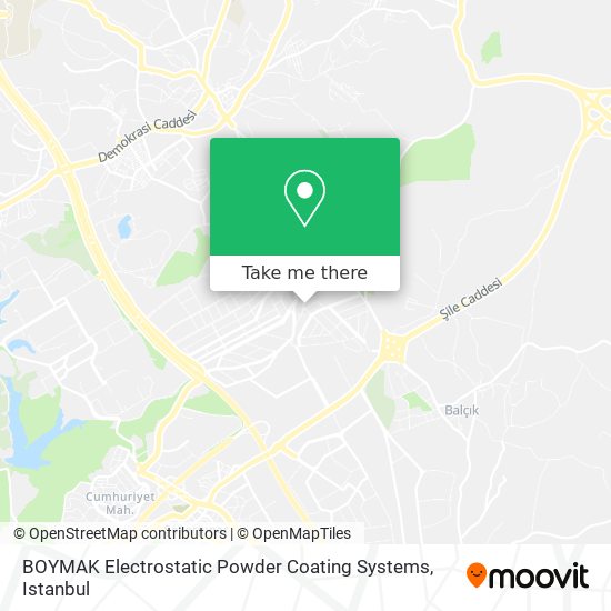 BOYMAK Electrostatic Powder Coating Systems map