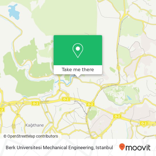 Berk Universitesi Mechanical Engineering map