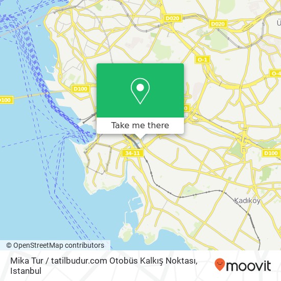 Mika Tur / tatilbudur.com Otobüs Kalkış Noktası map