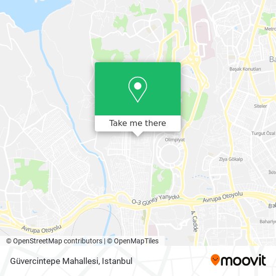 Güvercintepe Mahallesi map