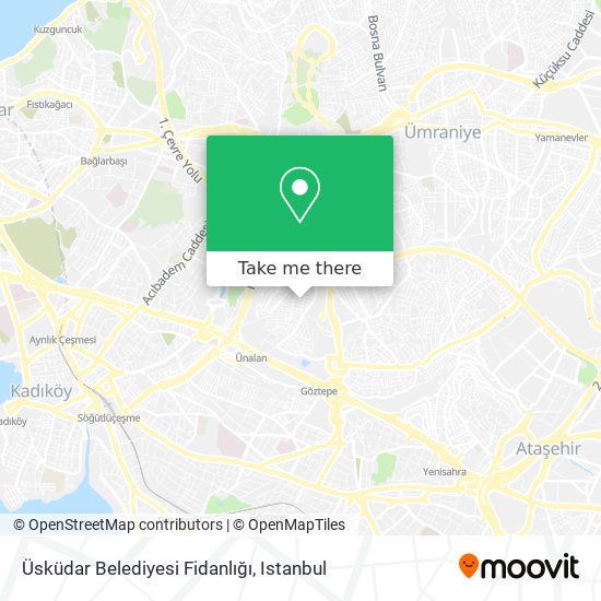 Üsküdar Belediyesi Fidanlığı map