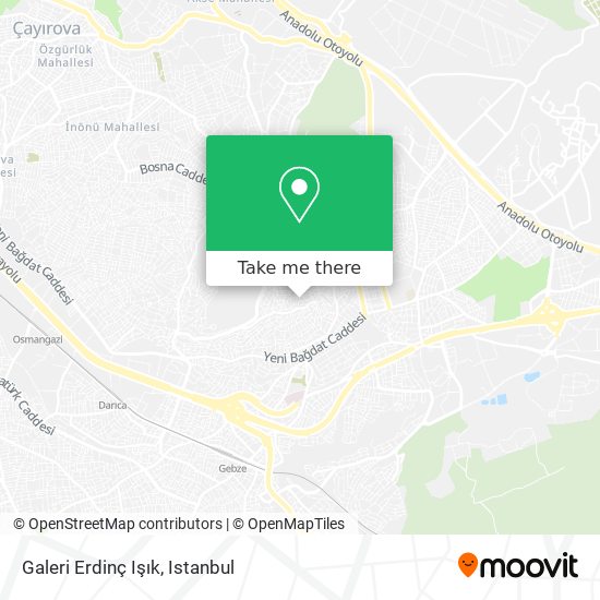 Galeri Erdinç Işık map