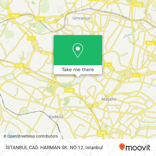 İSTANBUL CAD. HARMAN SK. NO:12 map