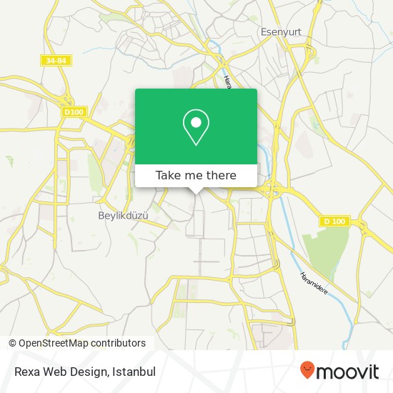 Rexa Web Design map