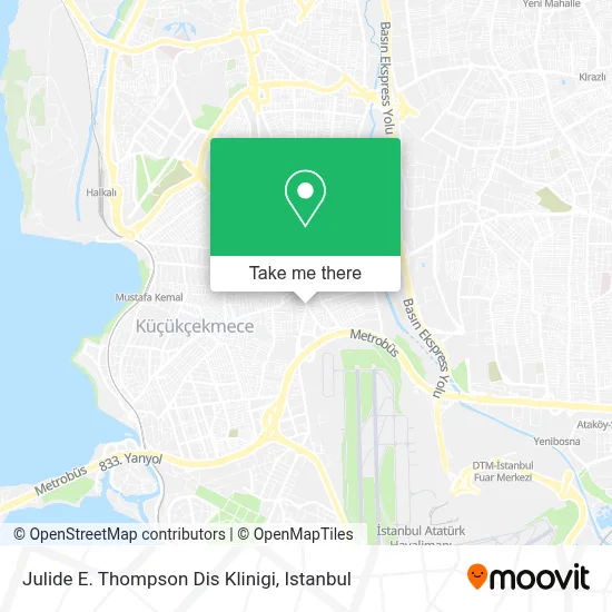 Julide E. Thompson Dis Klinigi map