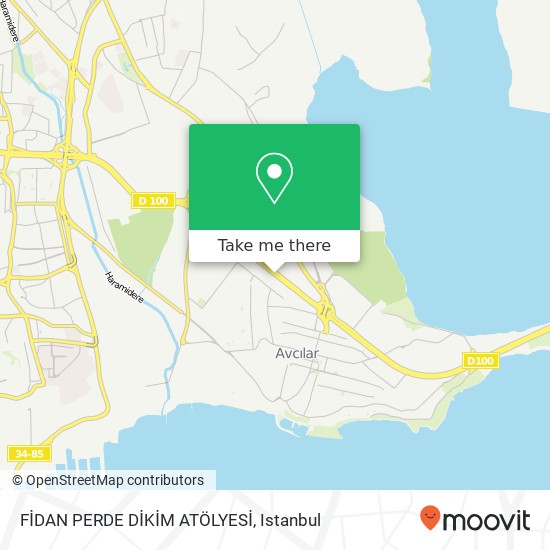 FİDAN PERDE DİKİM ATÖLYESİ map