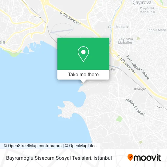 Bayramoglu Sisecam Sosyal Tesisleri map