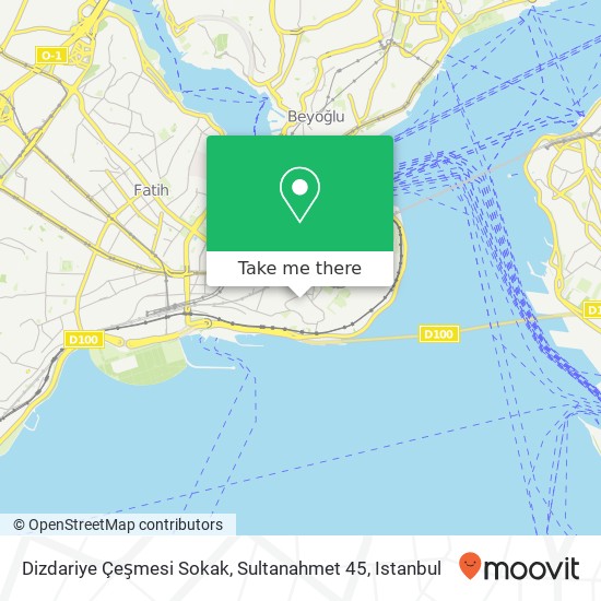 Dizdariye Çeşmesi Sokak, Sultanahmet 45 map