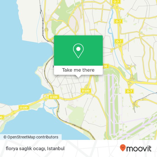 florya saglık ocagı map