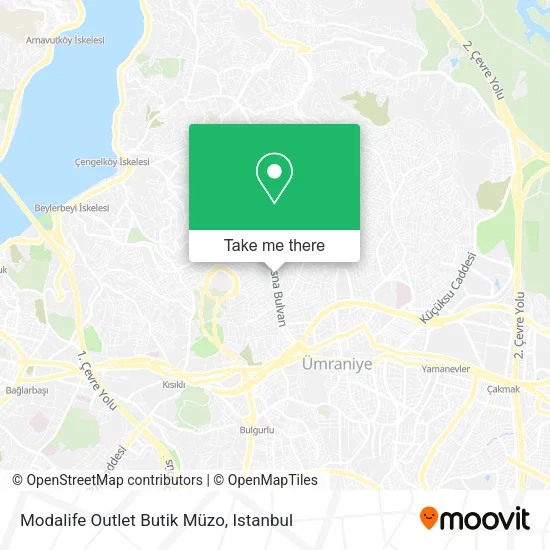 Modalife Outlet Butik Müzo map