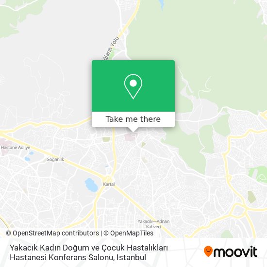 Yakacık Kadın Doğum ve Çocuk Hastalıkları Hastanesi Konferans Salonu map