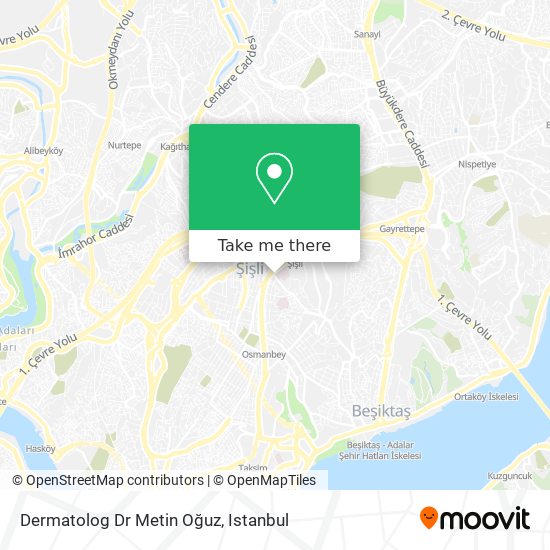 Dermatolog Dr Metin Oğuz map