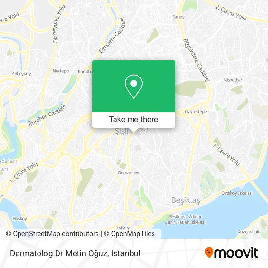 Dermatolog Dr Metin Oğuz map