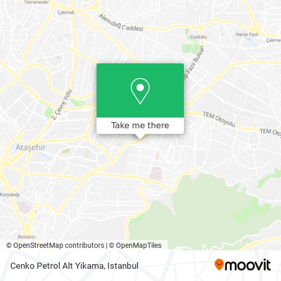 Cenko Petrol Alt Yikama map