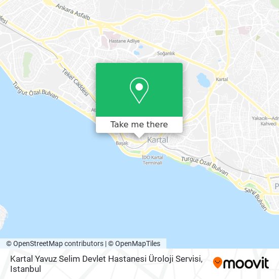 Kartal Yavuz Selim Devlet Hastanesi Üroloji Servisi map