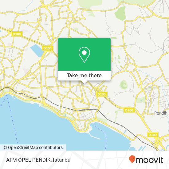 ATM OPEL PENDİK map