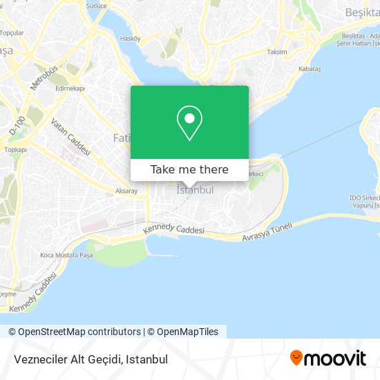 Vezneciler Alt Geçidi map