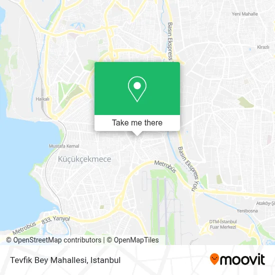 Tevfik Bey Mahallesi map