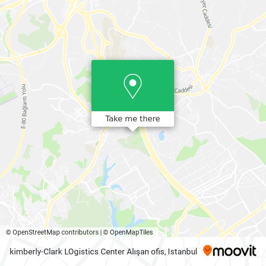 kimberly-Clark LOgistics Center Alışan ofis map
