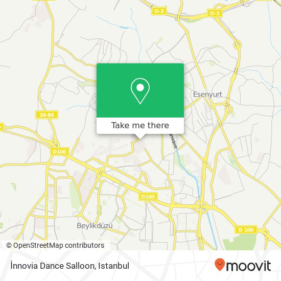 İnnovia Dance Salloon map