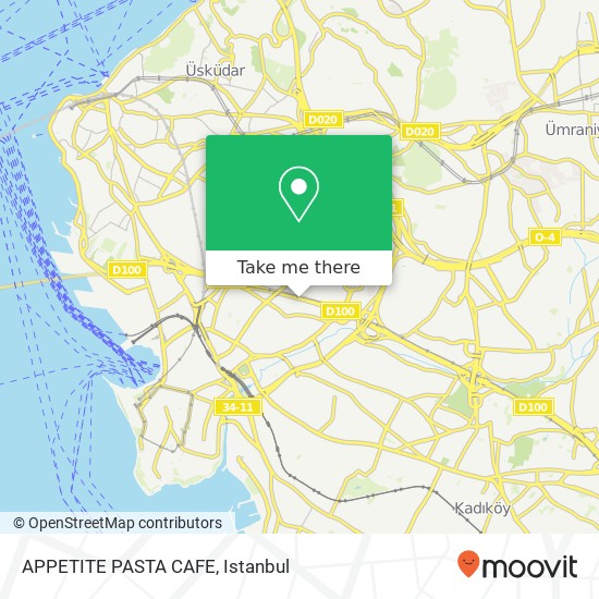 APPETITE PASTA CAFE map