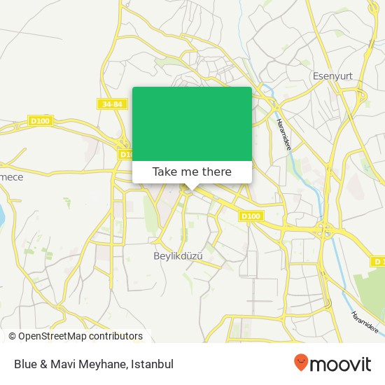 Blue & Mavi Meyhane map