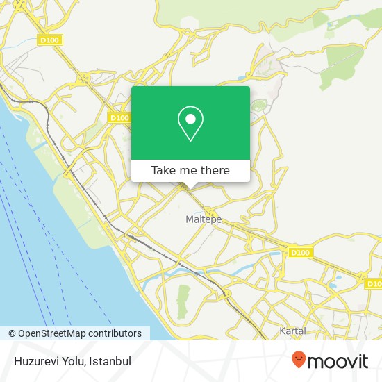 Huzurevi Yolu map