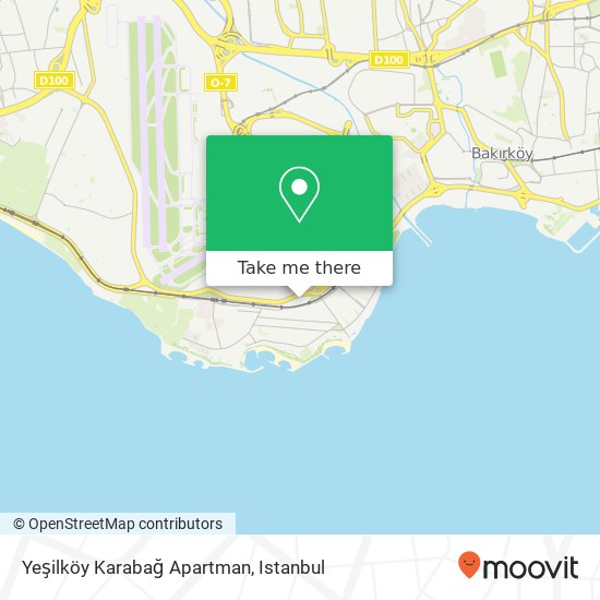 Yeşilköy Karabağ Apartman map