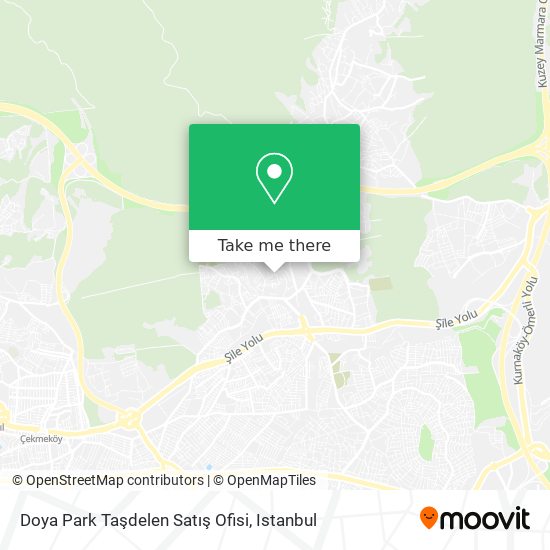 Doya Park Taşdelen Satış Ofisi map
