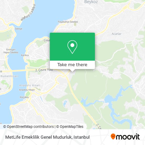 MetLife Emeklilik Genel Mudurluk map