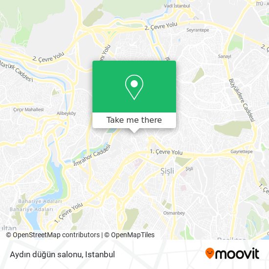 Aydın düğün salonu map