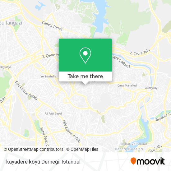 kayadere köyü Derneği map