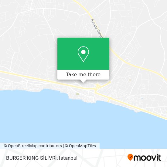 BURGER KING SİLİVRİ map