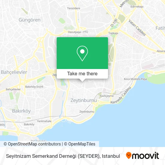 Seyitnizam Semerkand Derneği (SEYDER) map