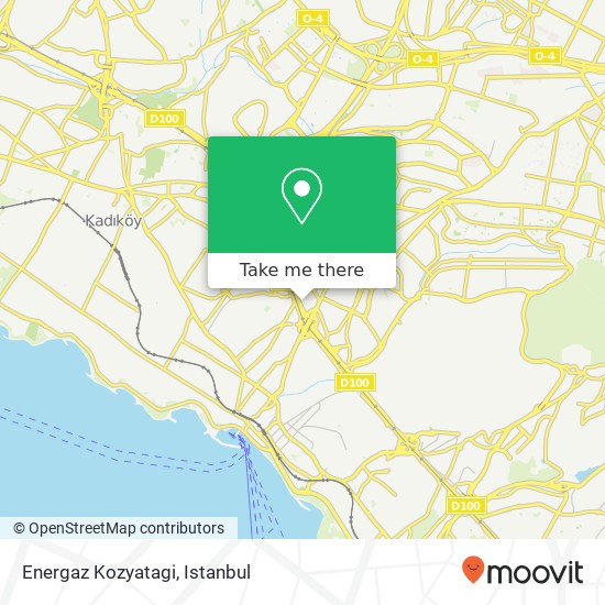 Energaz Kozyatagi map