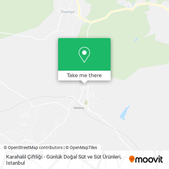 Karahalil Çiftliği - Günlük Doğal Süt ve Süt Ürünleri map