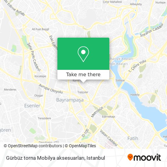 Gürbüz torna Mobilya aksesuarları map