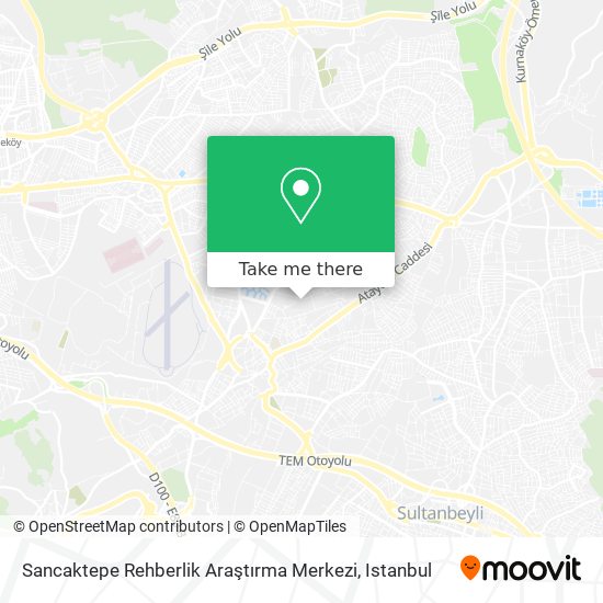 Sancaktepe Rehberlik Araştırma Merkezi map